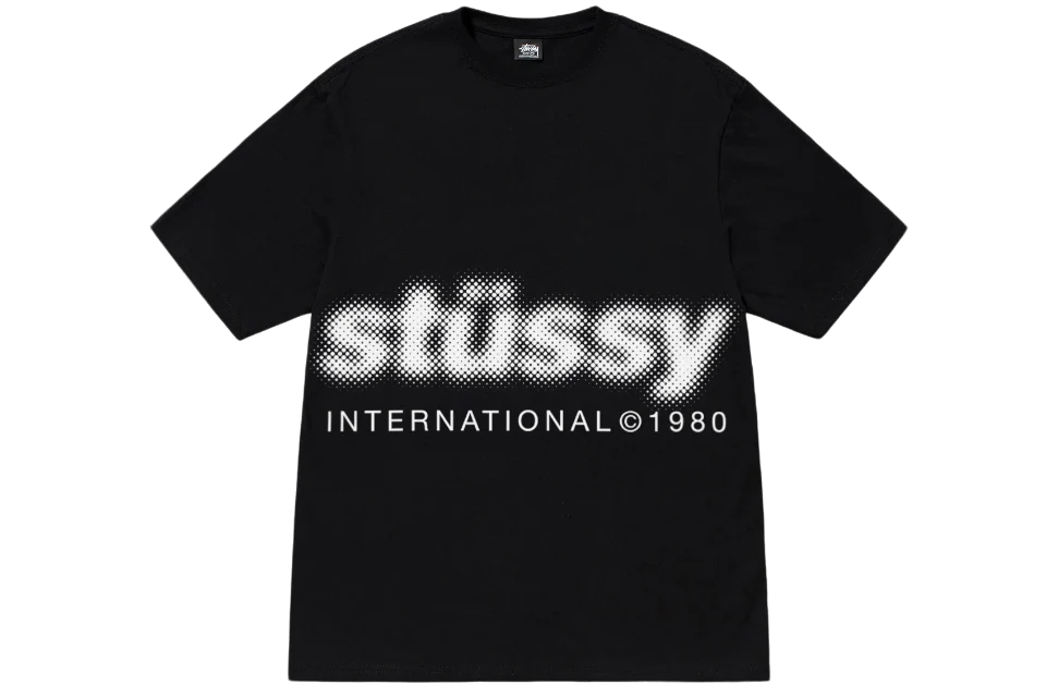 Stussy Blur Tee in Black