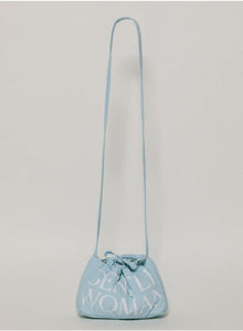 Gentle Women Micro Dumpling Bag in Blue