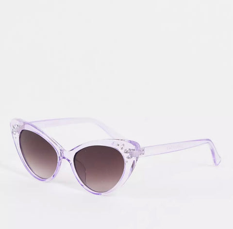 Madein extreme cat eye sunglasses in purple