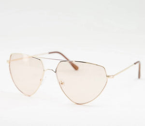 AJ Morgan point dume triangle aviator style sunglasses