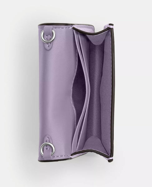 Coach Mini Wallet On A Chain
With Floral Applique