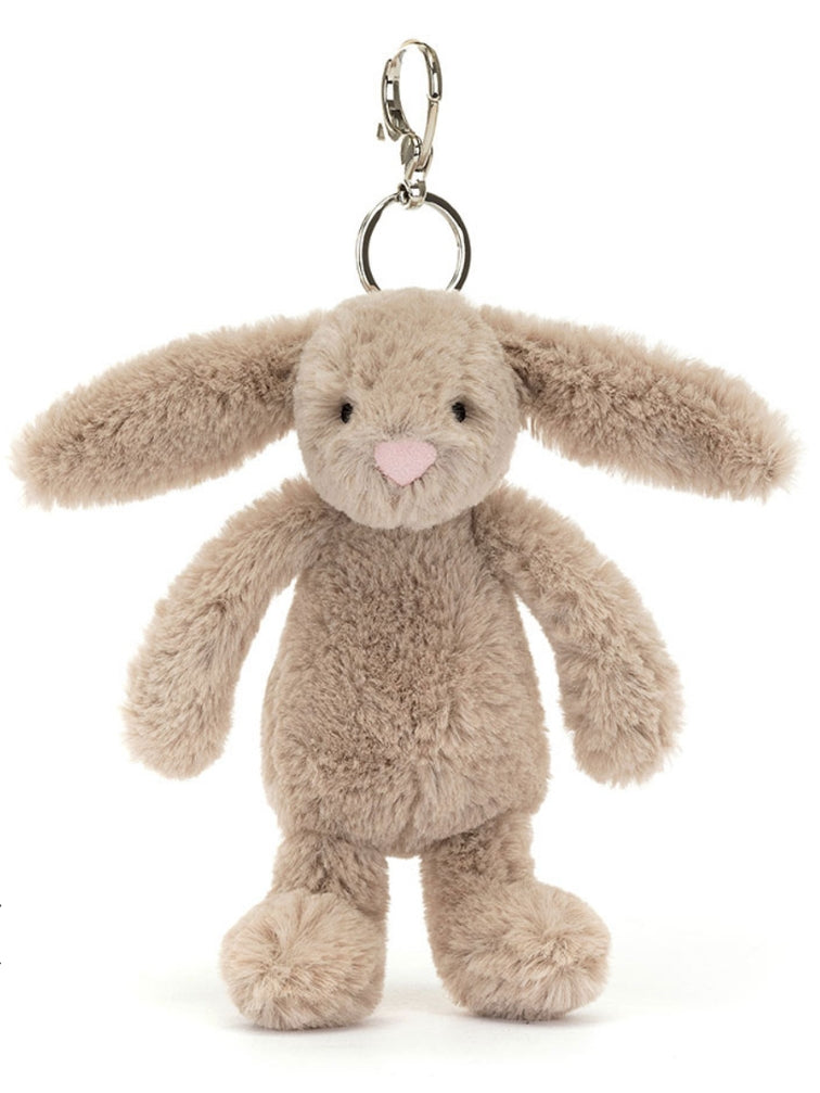Jellycat Bashful Beige Bunny Bag Charm
