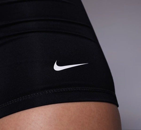 Nike Pro Training 3 inch shorts in black and pink