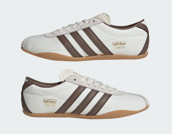 Adidas Tokyo Shoes in Off White / Earth Strata / Gold Metallic