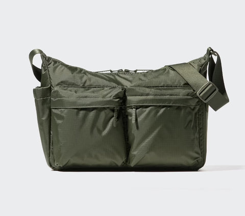 Uniqlo Multi Pocket Shoulder Bag in Olive