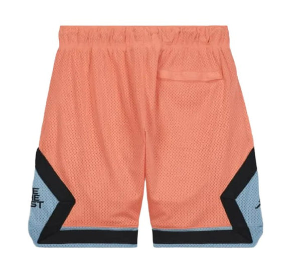 Air Jordan x DJ Khaled Logo Shorts 'Crimson Bliss Leche Blue Black'