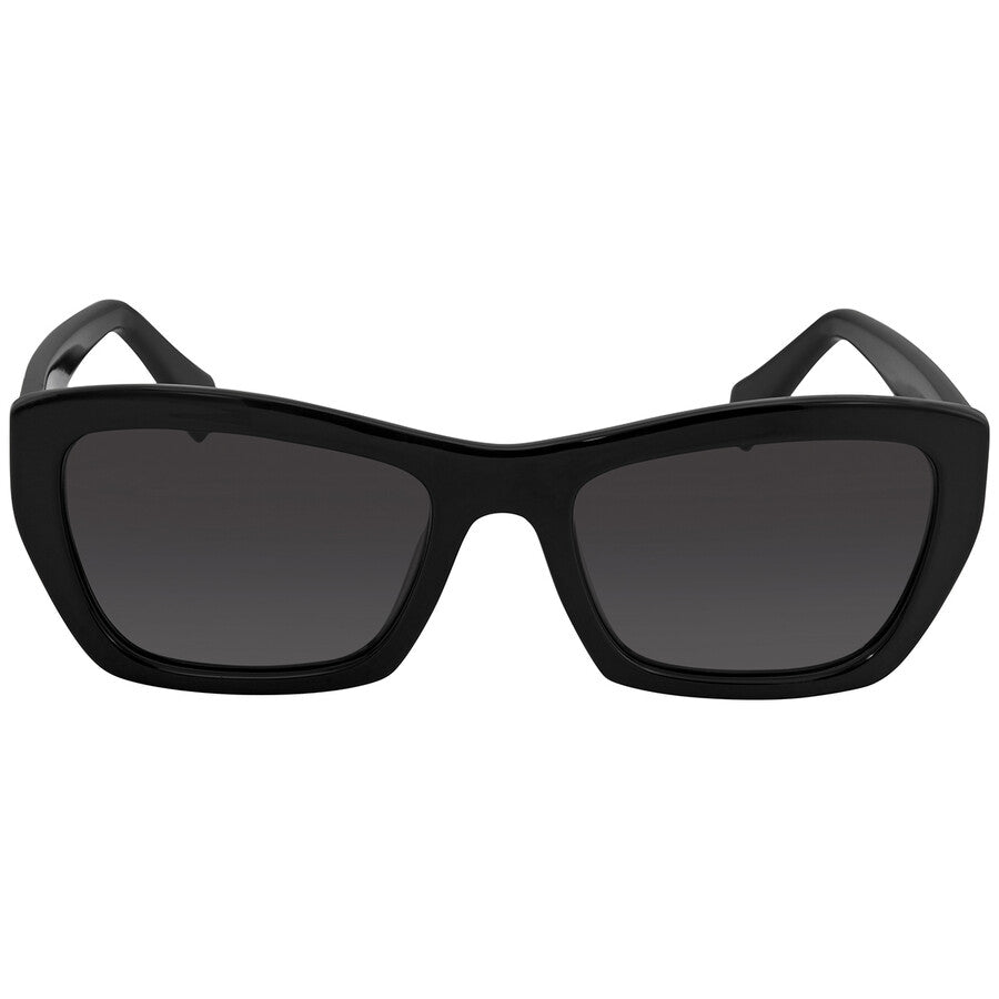 Ferragamo Salvatore Grey Rectangular Ladies Sunglasses