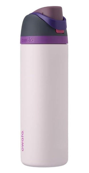 Owala FreeSip Insulated Stainless Steel Water Bottle with Straw for Sports, 24 oz, in Dreamy Field