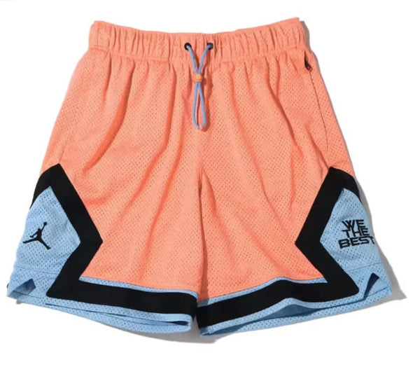 Air Jordan x DJ Khaled Logo Shorts 'Crimson Bliss Leche Blue Black'