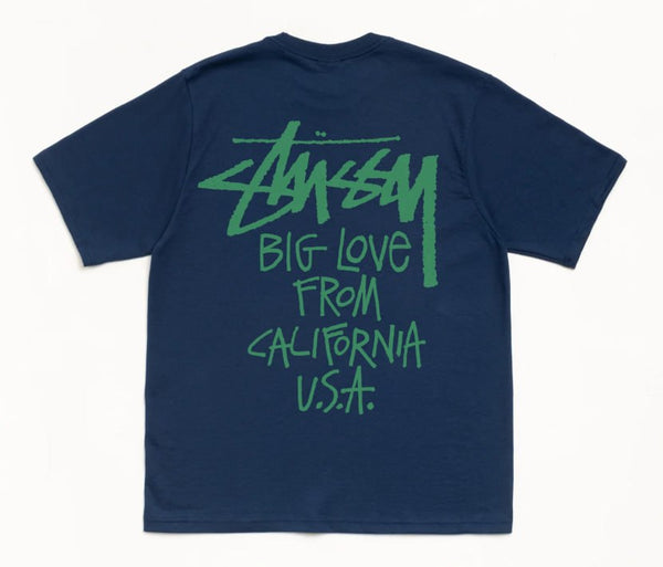 Stussy Big Love Tee in Navy