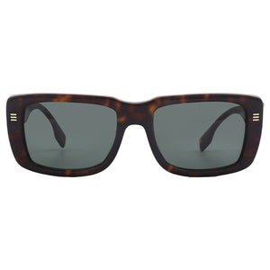Burberry Jarvis Green Rectangular Men's Sunglasses