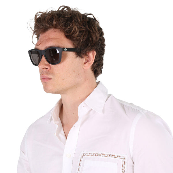 Lacoste Grey Square Unisex Sunglasses