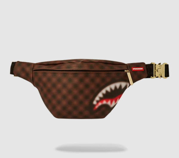 Sprayground Shark In Paris Blur Effect Savy Crossbody