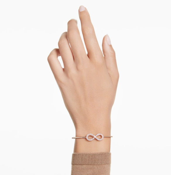 Swarovski Hyperbola Bangle in Rose Gold