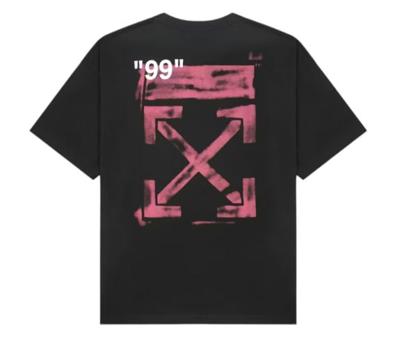 Off-White Stencil Arrow Tee in Black (SS26)