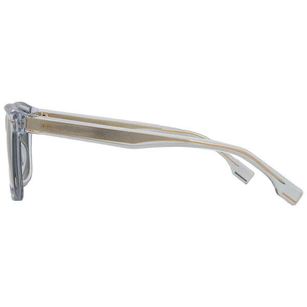 Hugo Boss Green Gold Mirror Square Men's Sunglasses