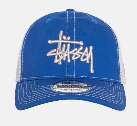 Stussy Basic Trucker 9Twenty Cap in Bright Royal