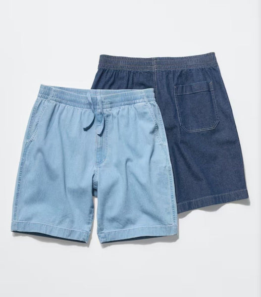 Uniqlo Stretch Easy Shorts| Denim
