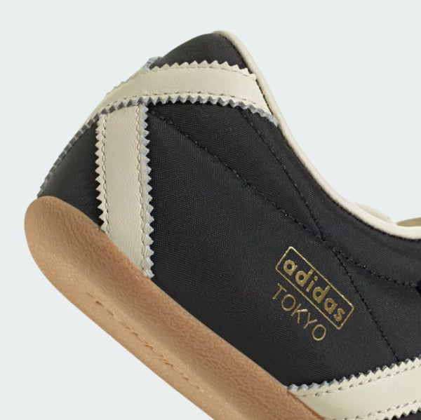 Adidas Tokyo Mary Jane Shoes in Core Black / Cream White / Gold Metallic