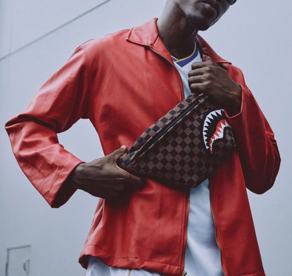 Sprayground Kyotoknit Sharks in Paris Savvy Crossbody