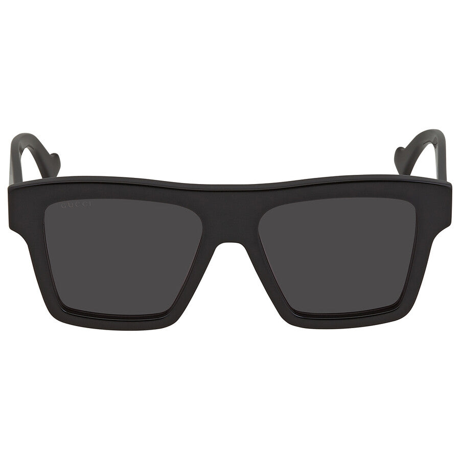 Gucci Solid Grey Square Men's Sunglasses