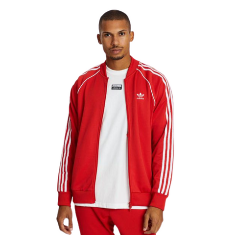 Adidas Track Jacket in Red