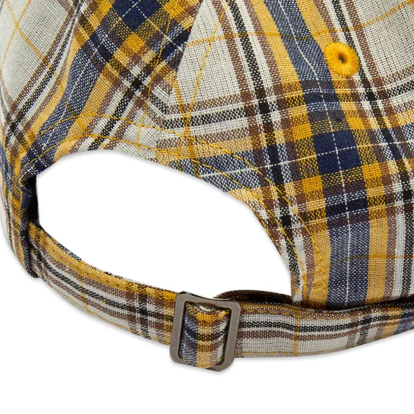 Stussy Madras Plaid Big Logo Low Pro Cap – Justhypecambodia