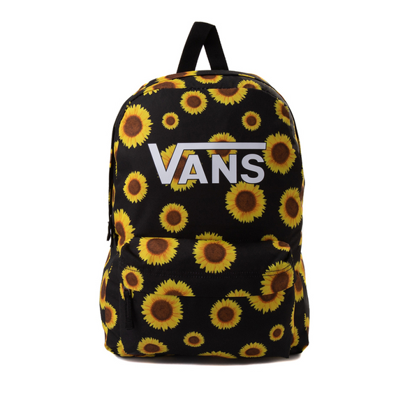 Vans Realm Backpack with Sunflower Graphic